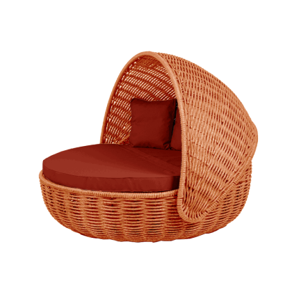 Беседка-кровать NestBed с откидным верхом DeckWOOD (оранжевый)