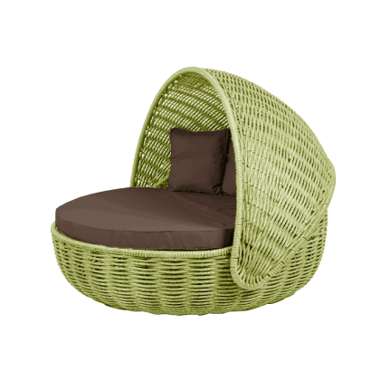Беседка-кровать NestBed с откидным верхом DeckWOOD (салатовый)