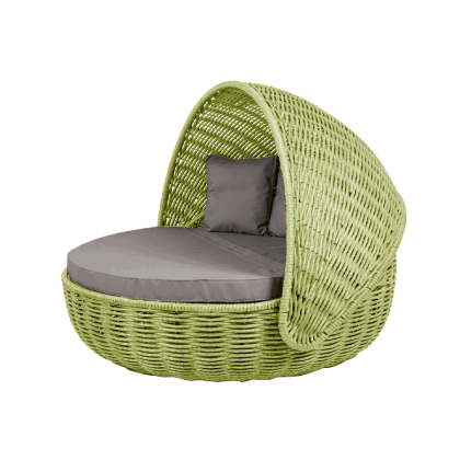 Беседка-кровать NestBed с откидным верхом DeckWOOD (салатовый)