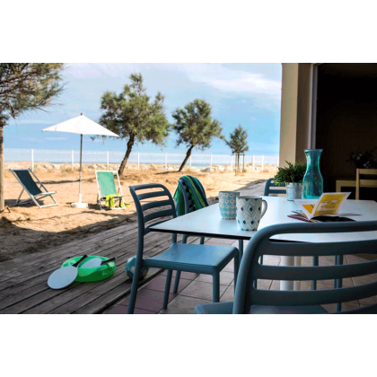 COSTA BISTROT, стул пластиковый (celeste/голубой)