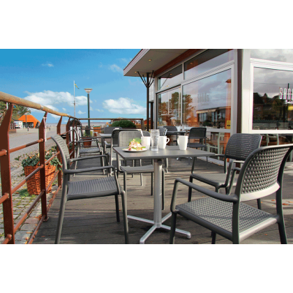 BORA, кресло пластиковое (antracite/антрацит)