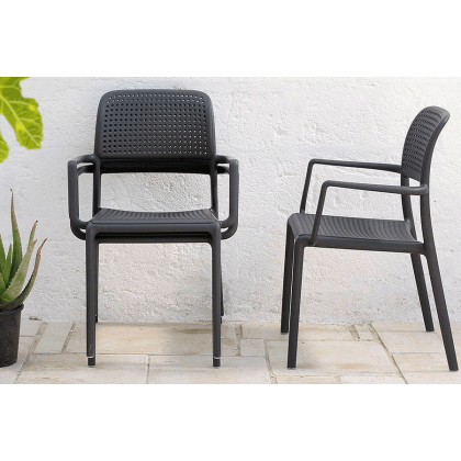 BORA, кресло пластиковое (antracite/антрацит)