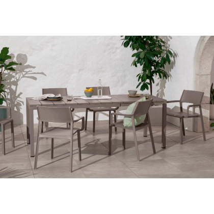 TRILL ARMCHAIR, кресло пластиковое (tortora/тортора)