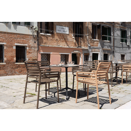 DOGA, кресло пластиковое (cappuccino/капучино)