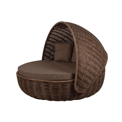 Беседка-кровать NestBed с откидным верхом DeckWOOD (коричневый)