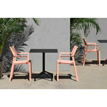 TRILL ARMCHAIR, кресло пластиковое (rosa bouquet/букет роз)