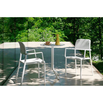 BORA, кресло пластиковое (bianco/белый)