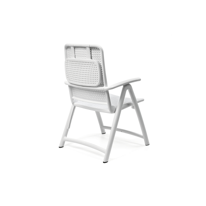 ACQUAMARINA, кресло-шезлонг складное (bianco/белый)