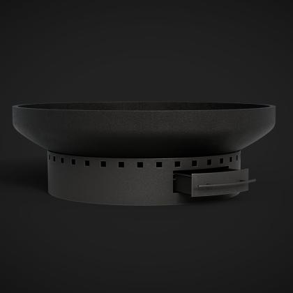 Чугунная чаша на металлическом основании PREMIUM D-серия (80Z)