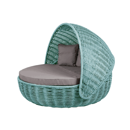 Беседка-кровать NestBed с откидным верхом DeckWOOD (голубой)