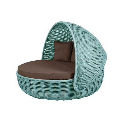 Беседка-кровать NestBed с откидным верхом DeckWOOD (голубой)