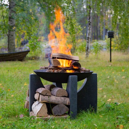 Чугунная чаша на бетонном основании PREMIUM S-серия (60)