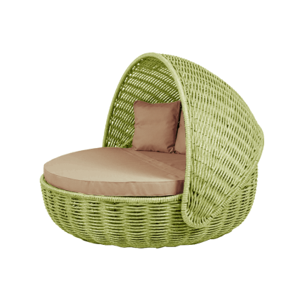 Беседка-кровать NestBed с откидным верхом DeckWOOD (салатовый)