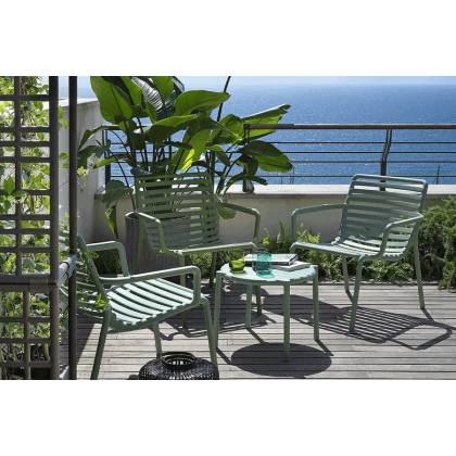 DOGA RELAX, лаунж-кресло пластиковое (menta/мятный)