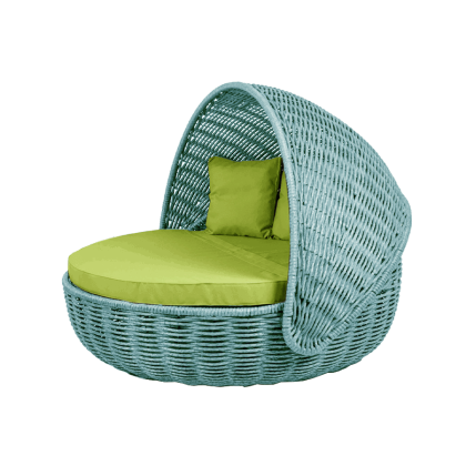 Беседка-кровать NestBed с откидным верхом DeckWOOD (голубой)