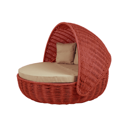 Беседка-кровать NestBed с откидным верхом DeckWOOD (красный)