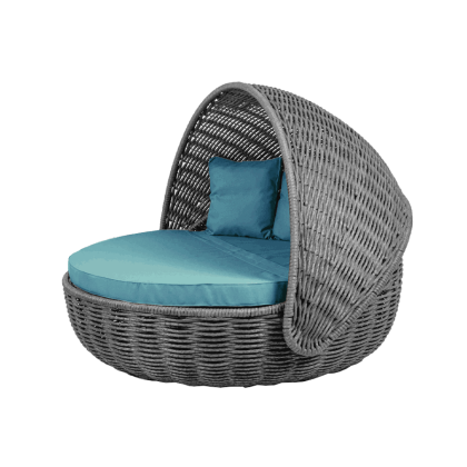 Беседка-кровать NestBed с откидным верхом DeckWOOD (серый)