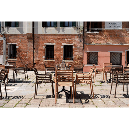 DOGA, кресло пластиковое (cappuccino/капучино)