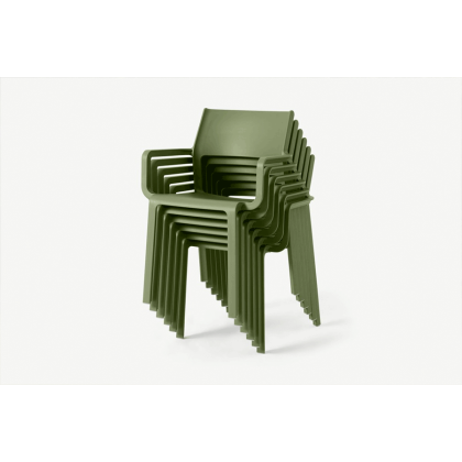 TRILL ARMCHAIR, кресло пластиковое (agave/агава)