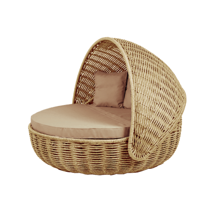 Беседка-кровать NestBed с откидным верхом DeckWOOD (песочный)