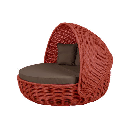 Беседка-кровать NestBed с откидным верхом DeckWOOD (красный)