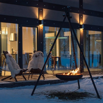 Чугунная чаша на треноге PREMIUM X-серия (100)