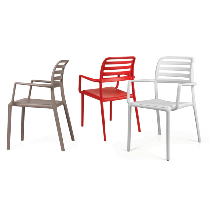 COSTA, кресло пластиковое (tortora/тортора)