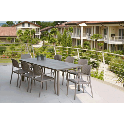 BORA, кресло пластиковое (tortora/тортора)