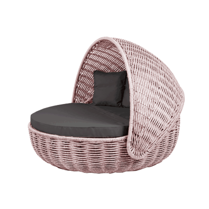 Беседка-кровать NestBed с откидным верхом DeckWOOD (пудровый)