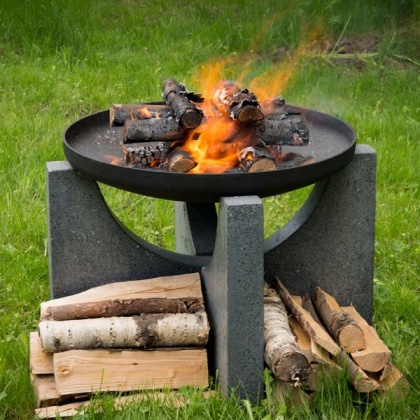 Чугунная чаша на бетонном основании PREMIUM S-серия (60)