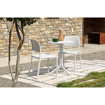 BORA BRISTOT, стул пластиковый (bianco/белый)