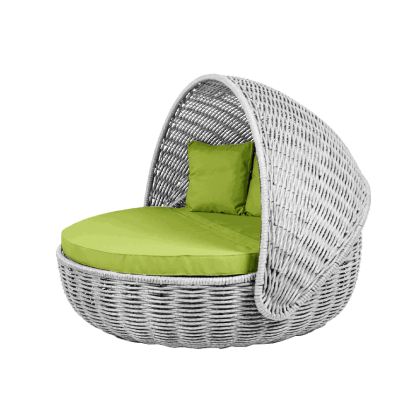 Беседка-кровать NestBed с откидным верхом DeckWOOD (белый)