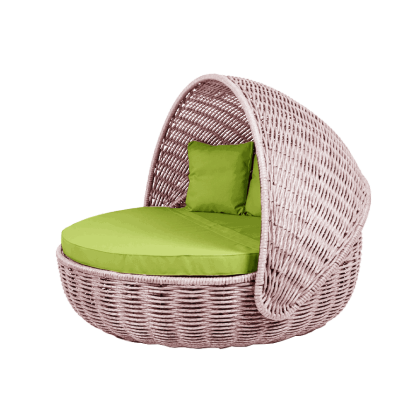 Беседка-кровать NestBed с откидным верхом DeckWOOD (пудровый)