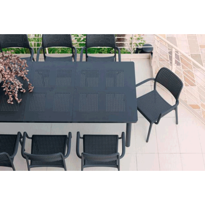 BORA, кресло пластиковое (antracite/антрацит)