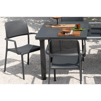 BORA, кресло пластиковое (antracite/антрацит)