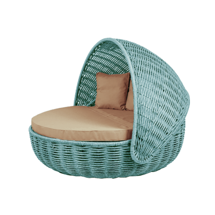 Беседка-кровать NestBed с откидным верхом DeckWOOD (голубой)