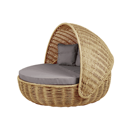 Беседка-кровать NestBed с откидным верхом DeckWOOD (песочный)