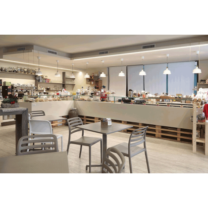 COSTA BISTROT, стул пластиковый (tortora/тортора)