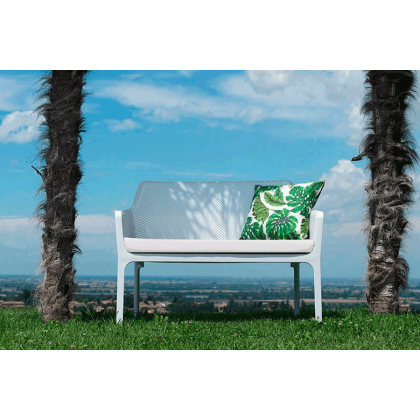 NET BENCH, скамья пластиковая (bianco/белый)