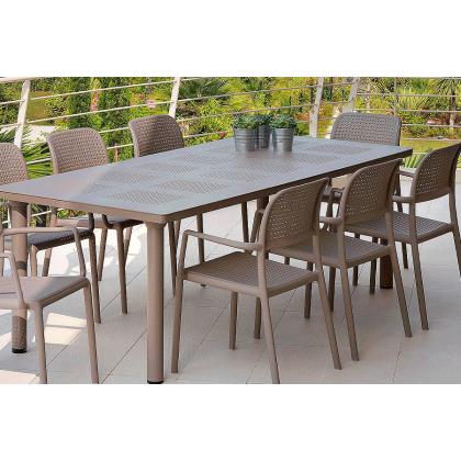 BORA, кресло пластиковое (tortora/тортора)