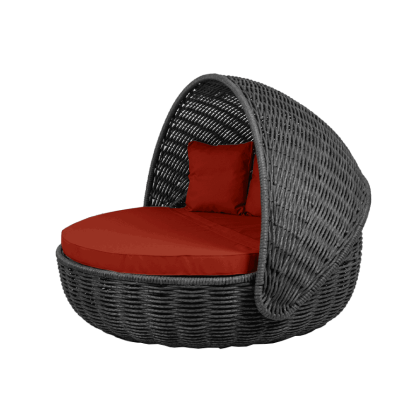 Беседка-кровать NestBed с откидным верхом DeckWOOD (черный)