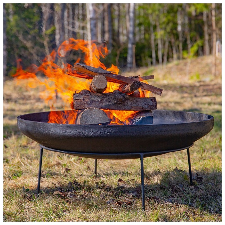 Чугунная чаша на металлической подставке PREMIUM C-серия (80)