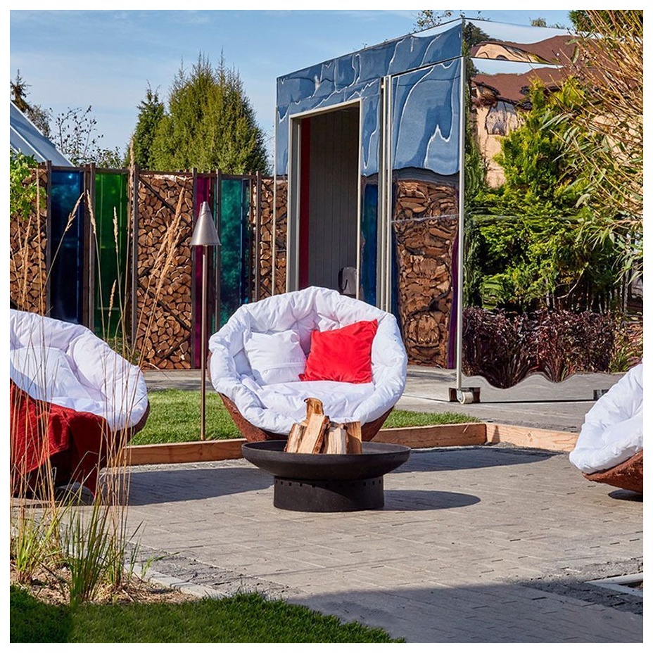 Чугунная чаша на металлическом основании PREMIUM D-серия (80Z)