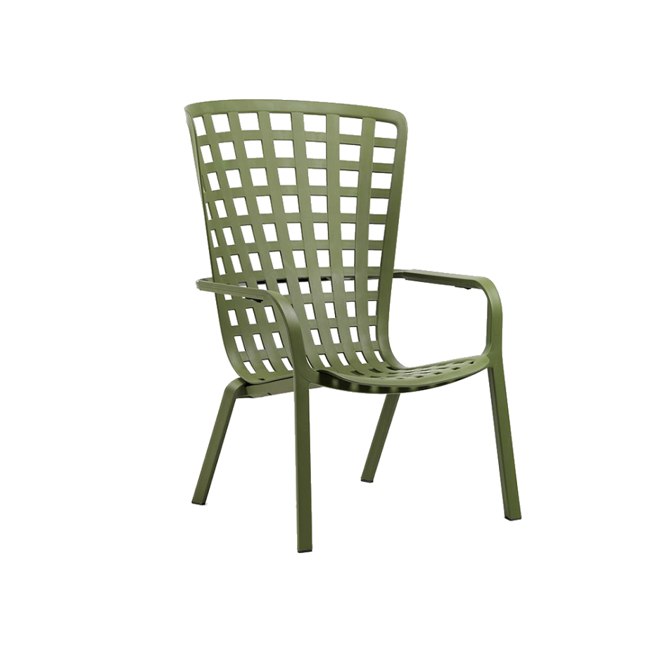 FOLIO, лаунж-кресло пластиковое (agave/агава)