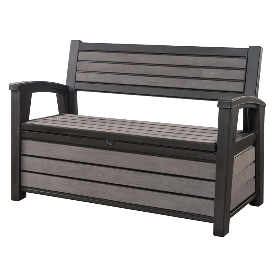 HUDSON BENCH 227L (132.7 x 61.2 x 89) (коричневый)