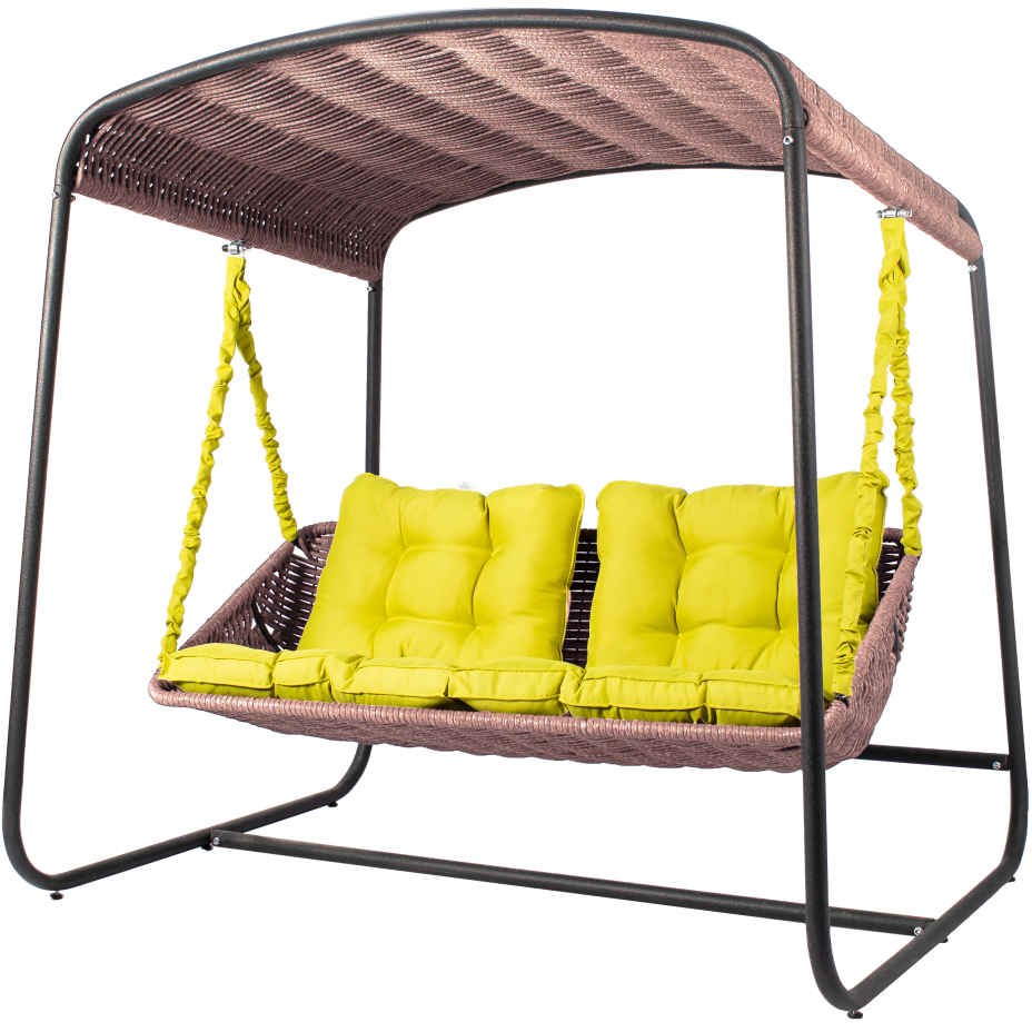 Диван подвесной со стойкой DeckWOOD Sky bed lite (пудровый)