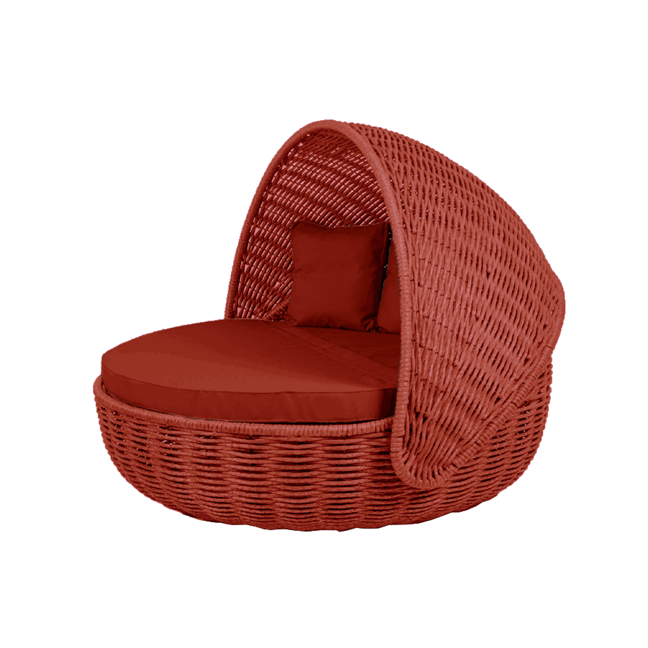Беседка-кровать NestBed с откидным верхом DeckWOOD (красный)