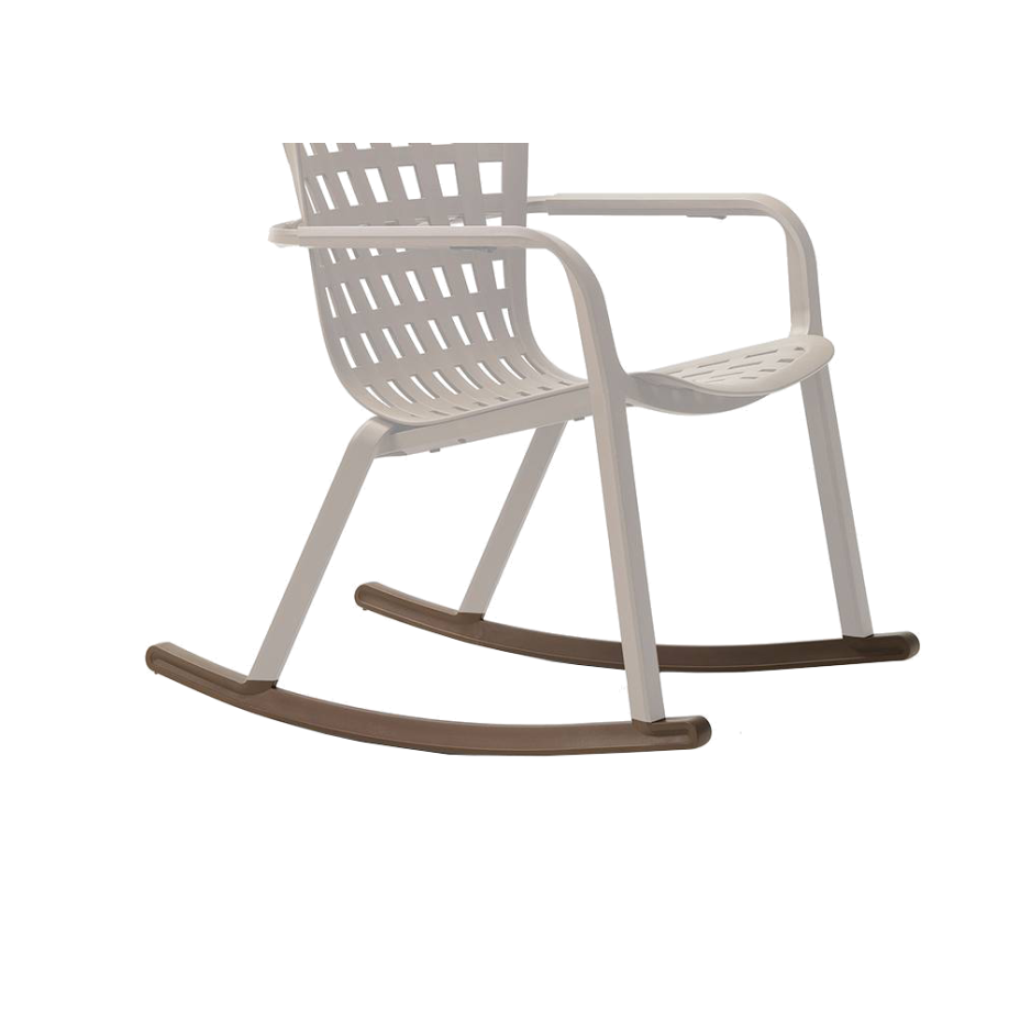 KIT FOLIO ROCKING, комплект полозьев для кресла-качалки (tabacco/табак)