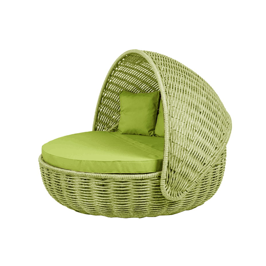 Беседка-кровать NestBed с откидным верхом DeckWOOD (салатовый)