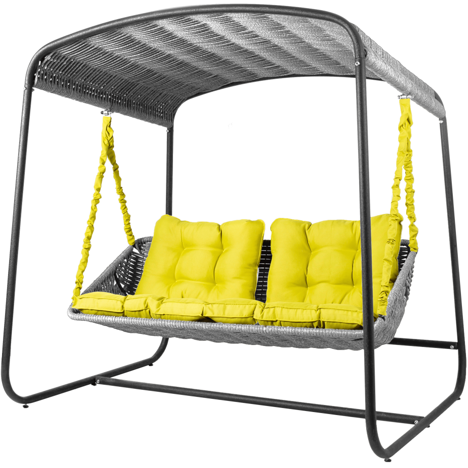 Диван подвесной со стойкой DeckWOOD Sky bed lite (серый)